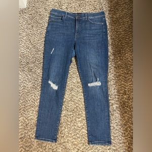 Express High Rise Skinny Jeans